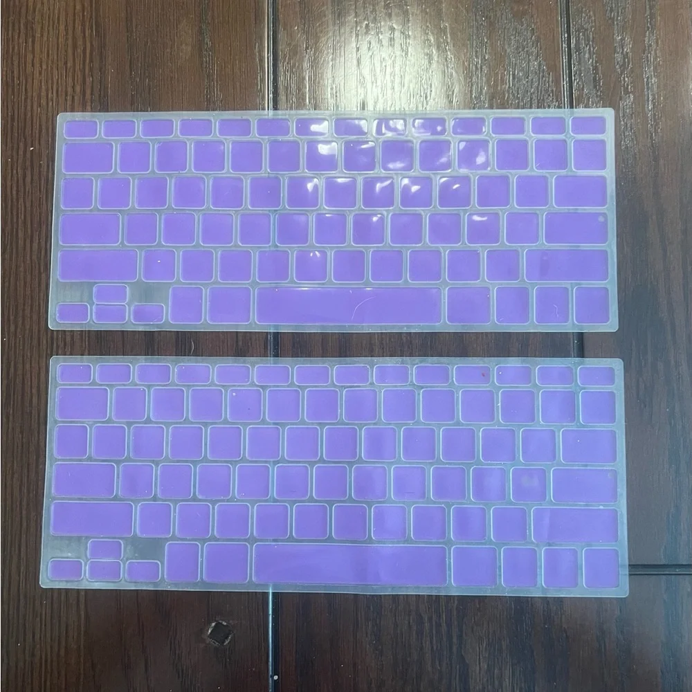 Kuzy Purple Silicone Keyboard Skin - Set of 2